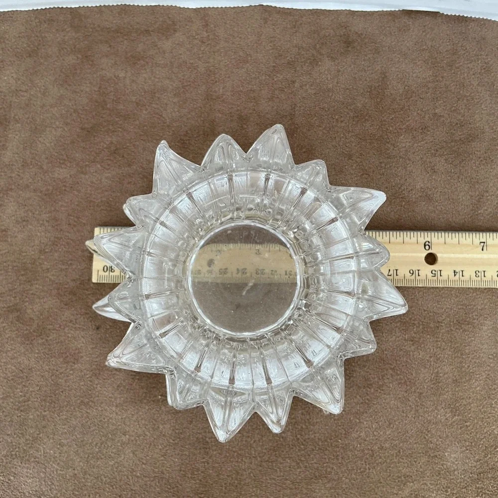 Vintage Cut Crystal Glass Décor BundleVase & Candle Holders Set, Elegant Display